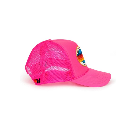 Aviator Nation Neon Pink Trucker Hat